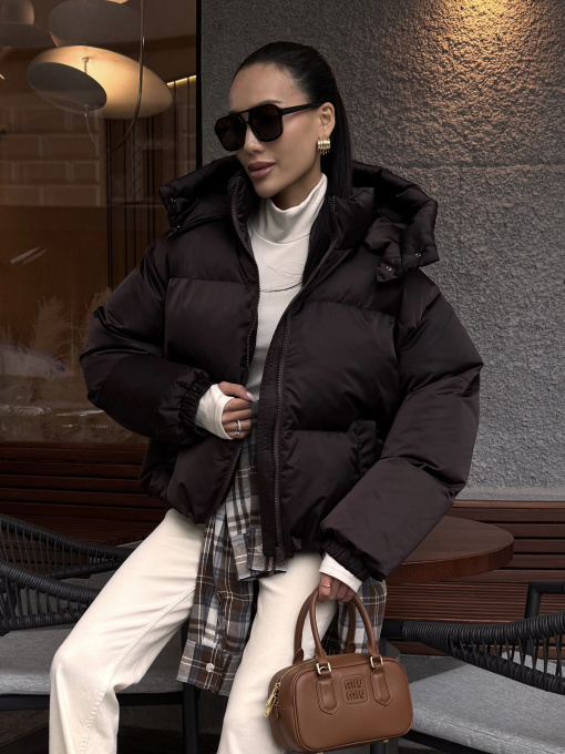 Куртки и дубленки Jadone Fashion модель Pufi_shokol Фото