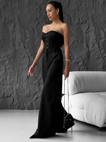 Брюки Jadone Fashion модель Bryuki_Fiva_chernyy Фото