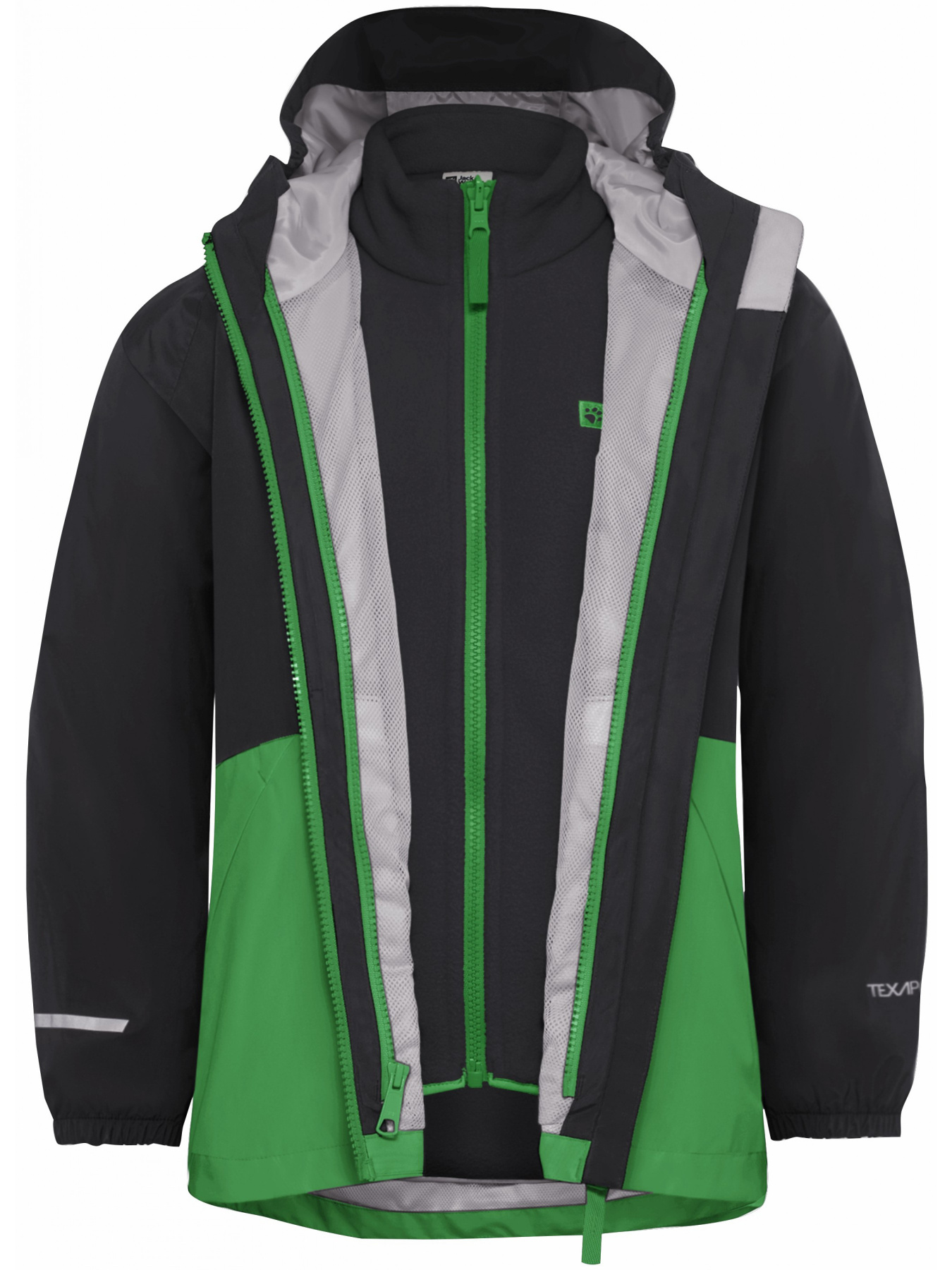 Куртки та дублянки Jack Wolfskin Iceland 3in1 jacket k модель 1610081_E0206 Куртки та дублянки Jack Wolfskin Iceland 3in1 jacket k модель 1610081_E0206 Фото