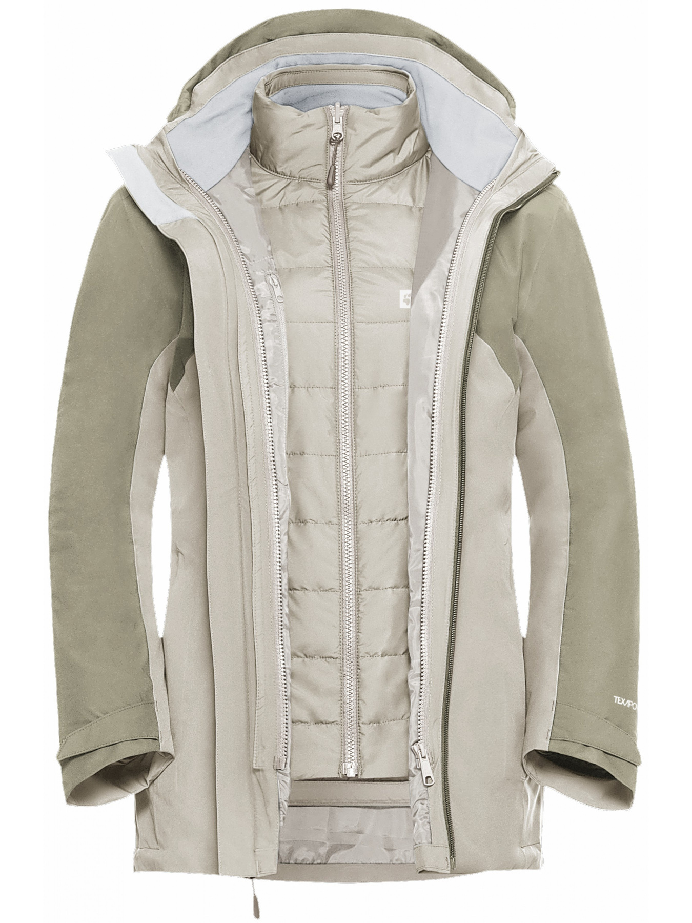 Куртки и дубленки Jack Wolfskin Hunberg 3in1 jkt w модель A62510_A0056 Фото