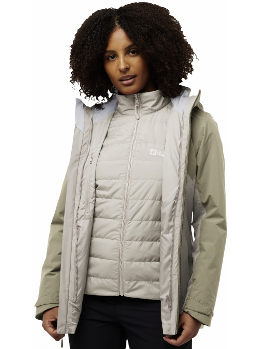 Куртки и дубленки Jack Wolfskin Hunberg 3in1 jkt w модель A62510_A0056 Фото