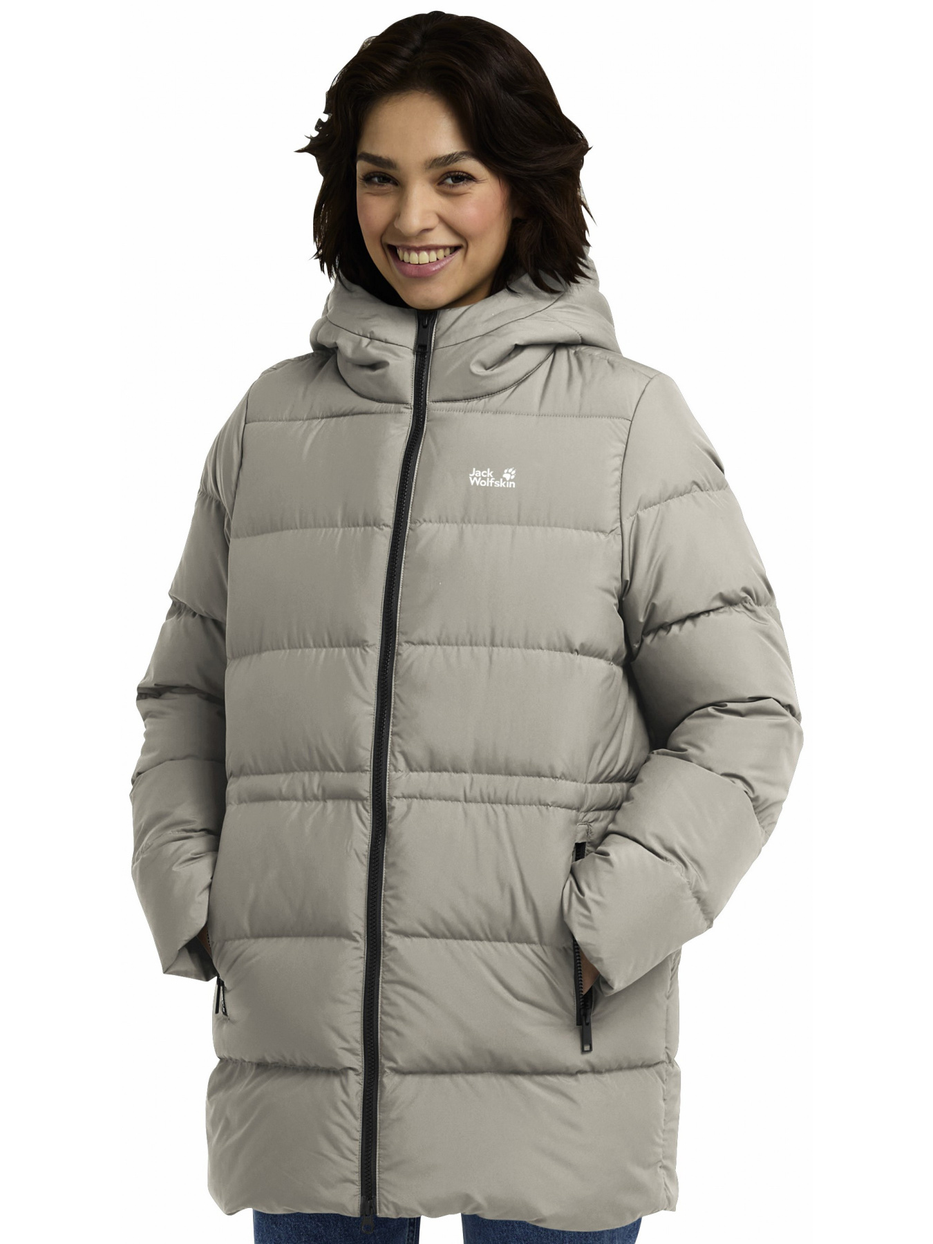 Куртки и дубленки Jack Wolfskin Frozen palace long jkt w rds модель A65096_A0056 Фото