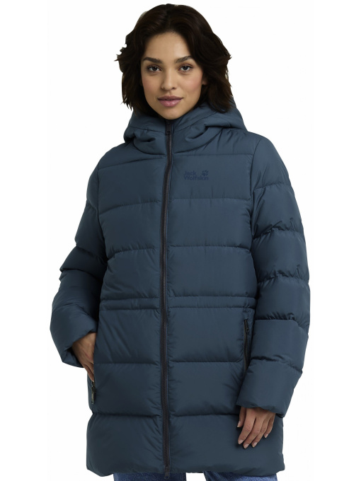 Куртки и дубленки Jack Wolfskin Frozen palace long jkt w rds модель A65096_C0539 Фото