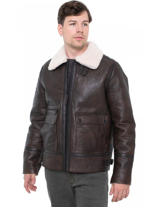Куртки и дубленки Camel Active Leather blouson модель 431310-6L36-27 Фото