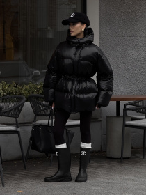 Куртки и дубленки Jadone Fashion модель Aic_Chorne Фото