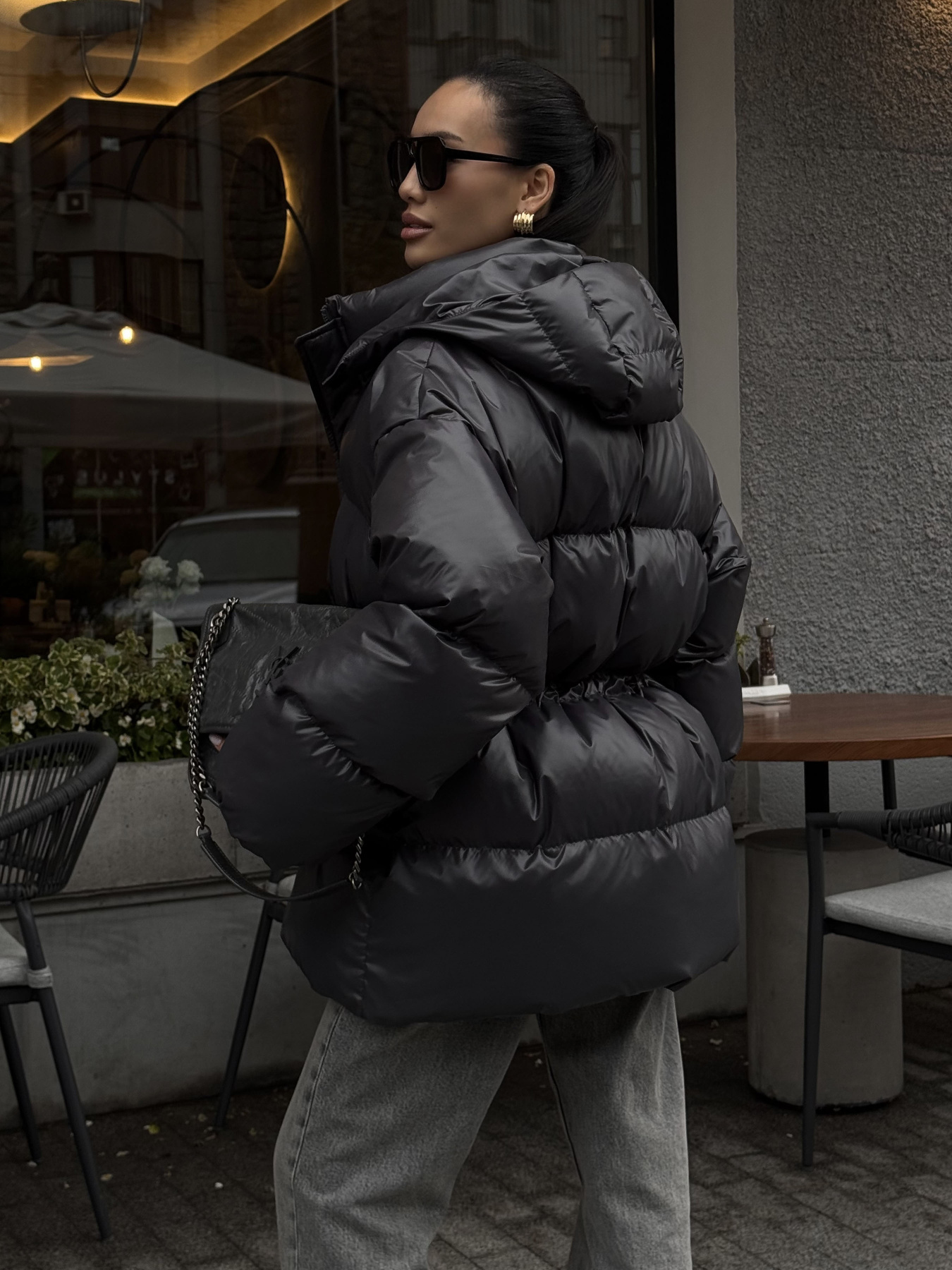 Куртки и дубленки Jadone Fashion модель Aic_grafit Фото