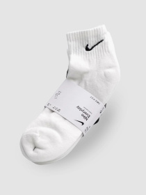 Шкарпетки та гольфи NIKE U Nk Everyday Cush Ankle 3Pr модель SX7667-100 Фото