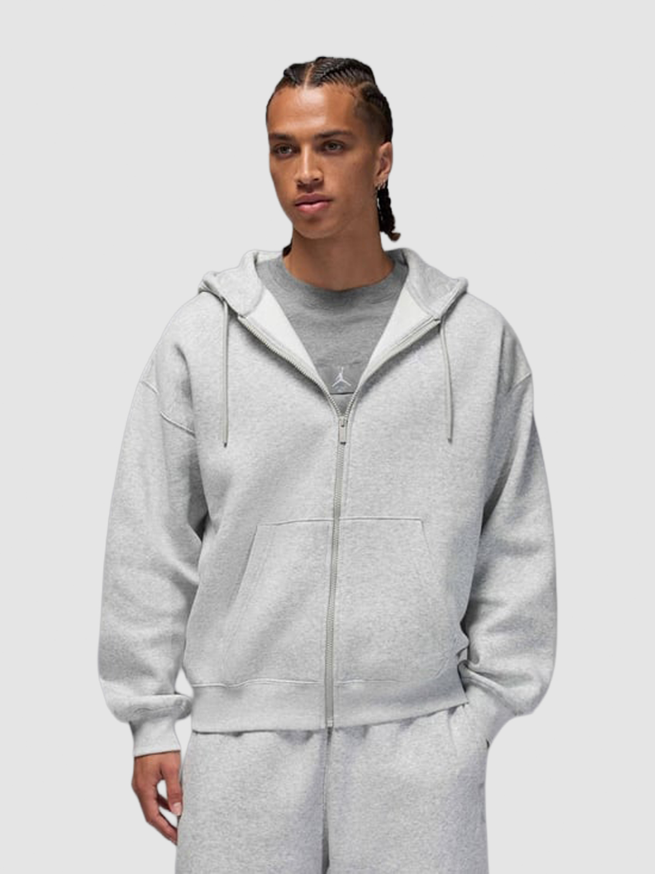 Худі та світшоти Jordan Brooklyn Fleece Oversized Full-Zip модель IB7231-050 Фото