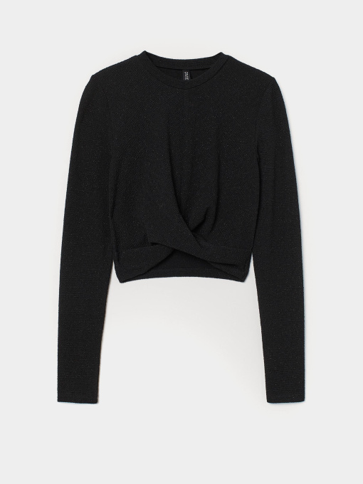 Футболки и поло H&M модель 9304782Bbar_Черный Фото