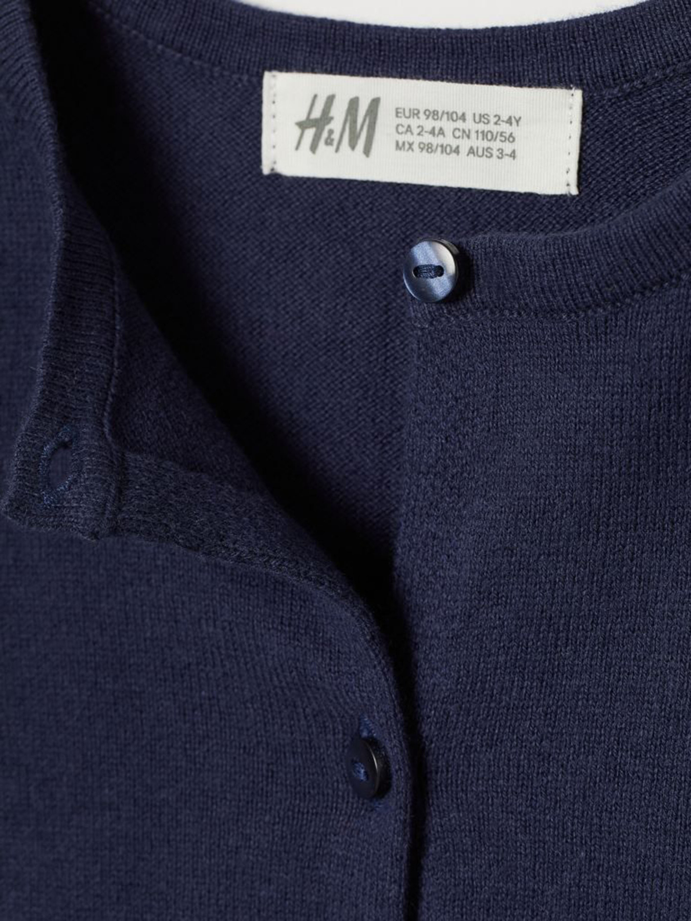 Худі та світшоти H&M модель 8136092kwer_Темно-синий Фото
