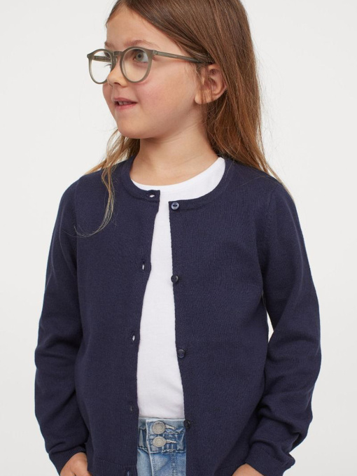 Худи и свитшоты H&M модель 8136092kwer_Темно-синий Фото