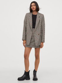 Пиджаки H&M модель 8987132wer_светло-бежевый с узором Фото