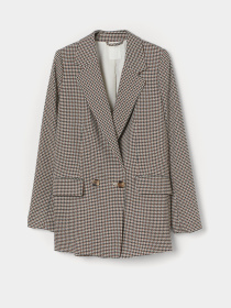 Пиджаки H&M модель 8987132wer_светло-бежевый с узором Фото