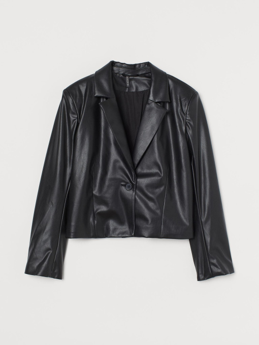 Куртки и дубленки H&M модель 8710042bar_Черный Фото