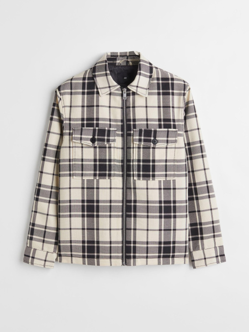 Куртки и дубленки H&M модель 9444133ral_Молочно-черный Фото