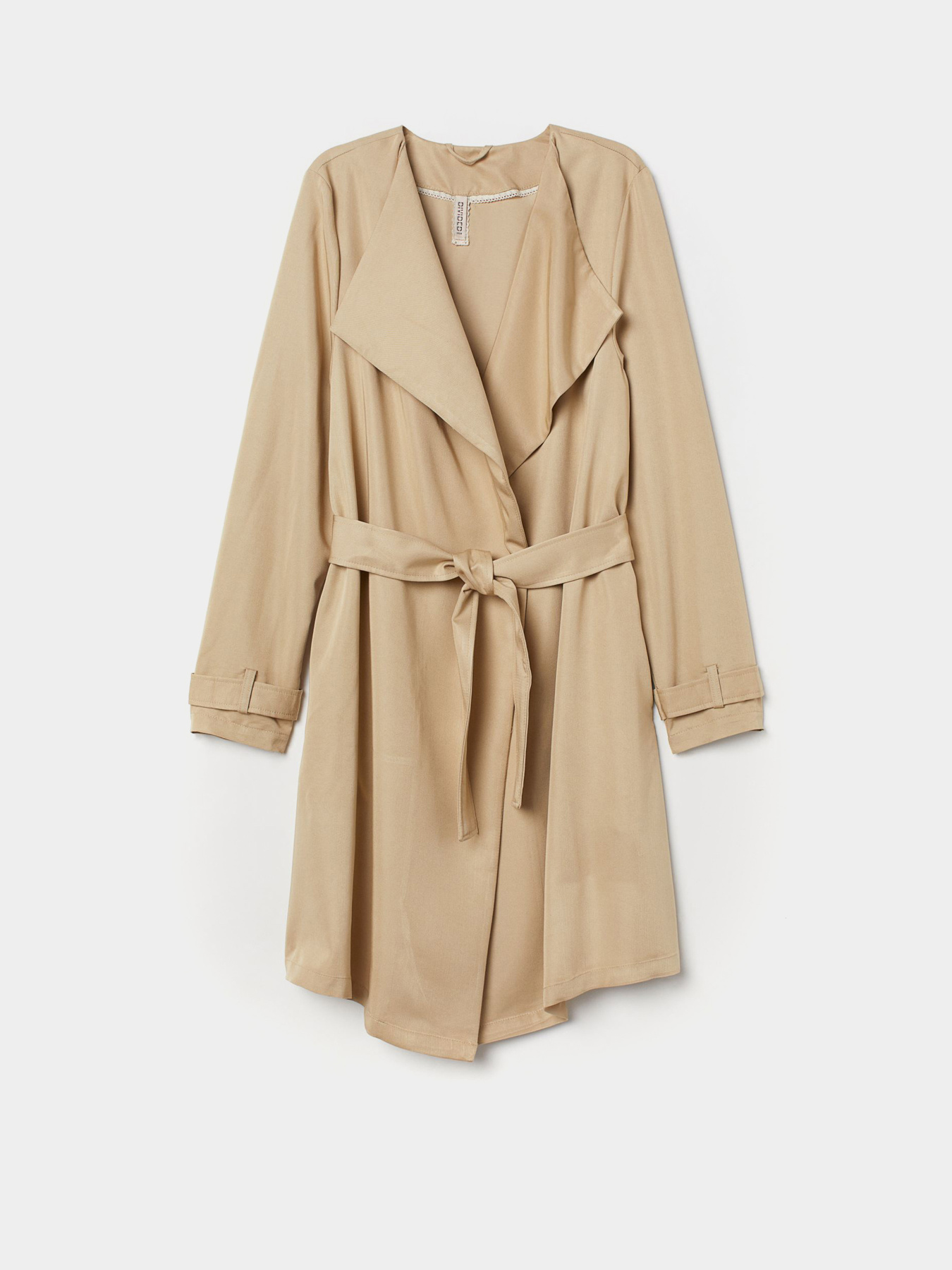 Пальта та плащі H&M модель 7193239dm_бежевый Фото
