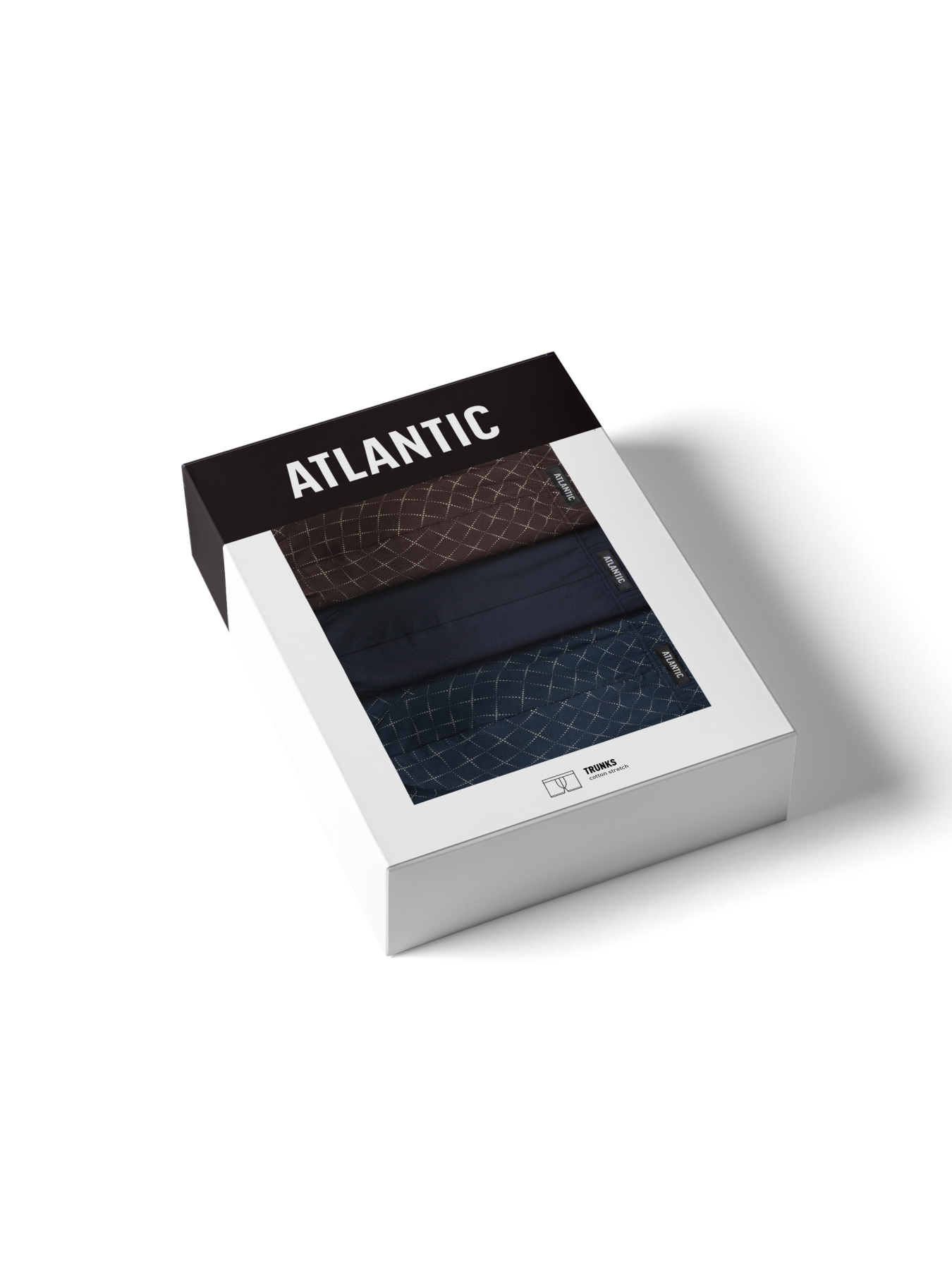 Нижня білизна Atlantic модель 3MH-216_GRAJ_GRA_BRA Нижня білизна Atlantic модель 3MH-216_GRAJ_GRA_BRA Фото