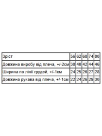 Одежда для младенцев Носи своє модель 5010-016-5-goroh-malina Фото