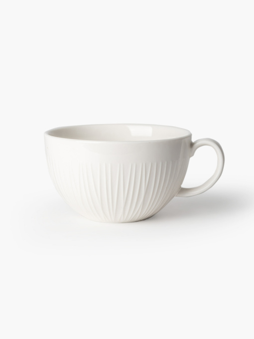Чашка "Луч" фарфоровая белая MBM HOME модель KP-138 WHITE Фото