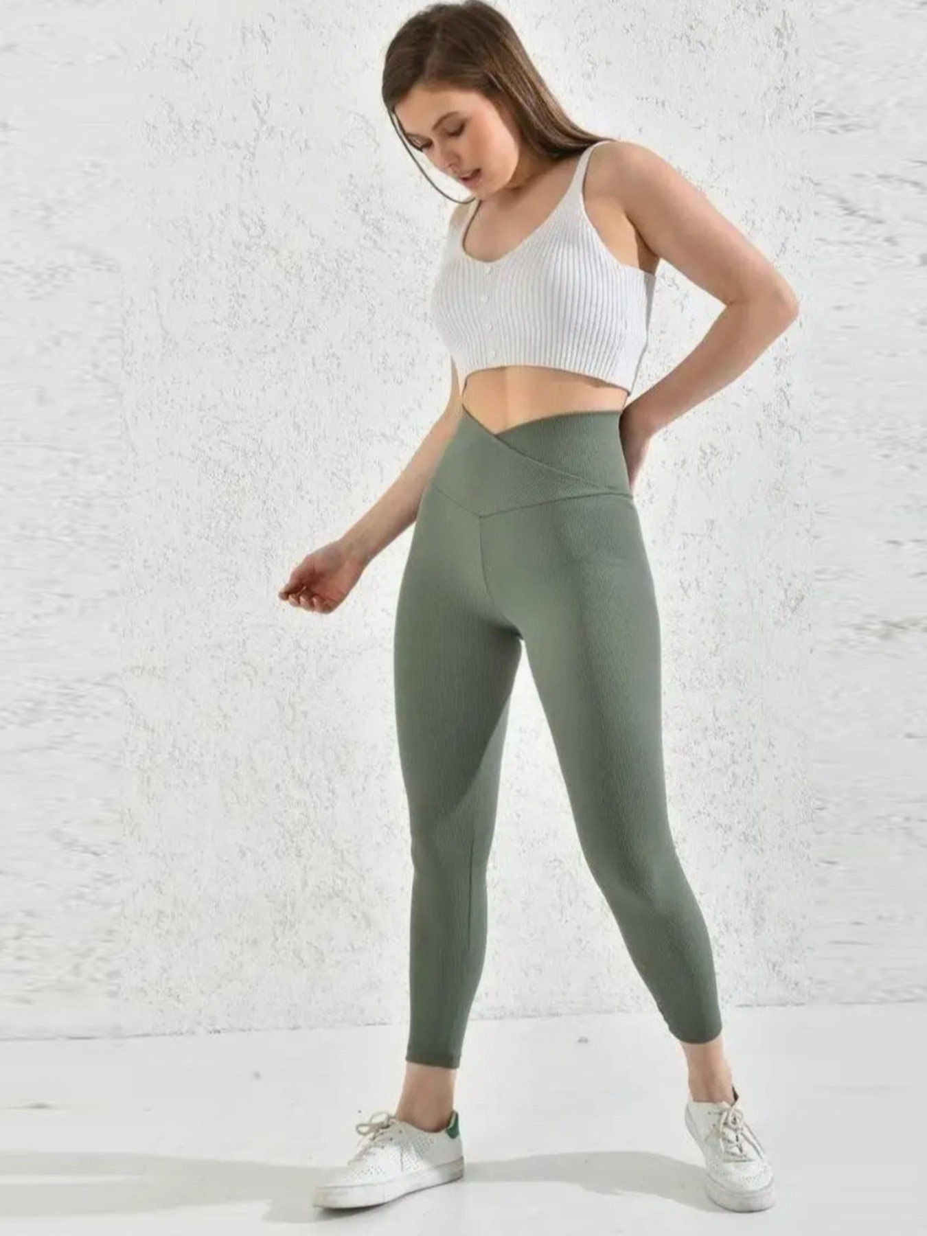 Штани H&M модель 8510611wer_Хаки Фото