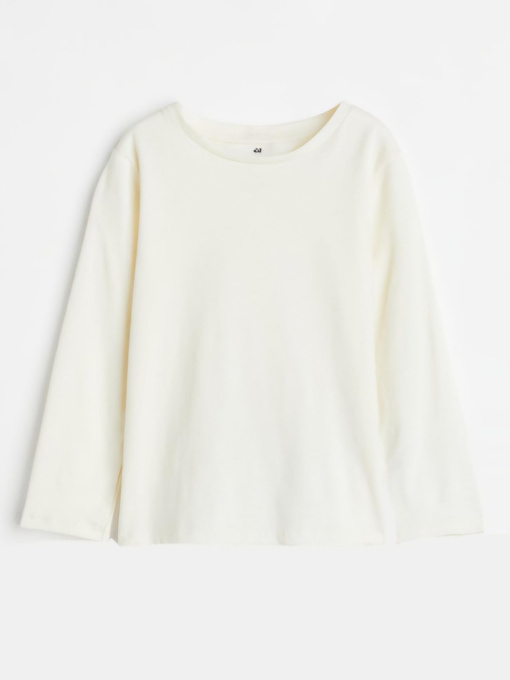 Худи и свитшоты H&M модель 5751566kwer_Молочный Фото
