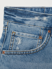 Шорты H&M модель 4684807log_Светло-синий Фото