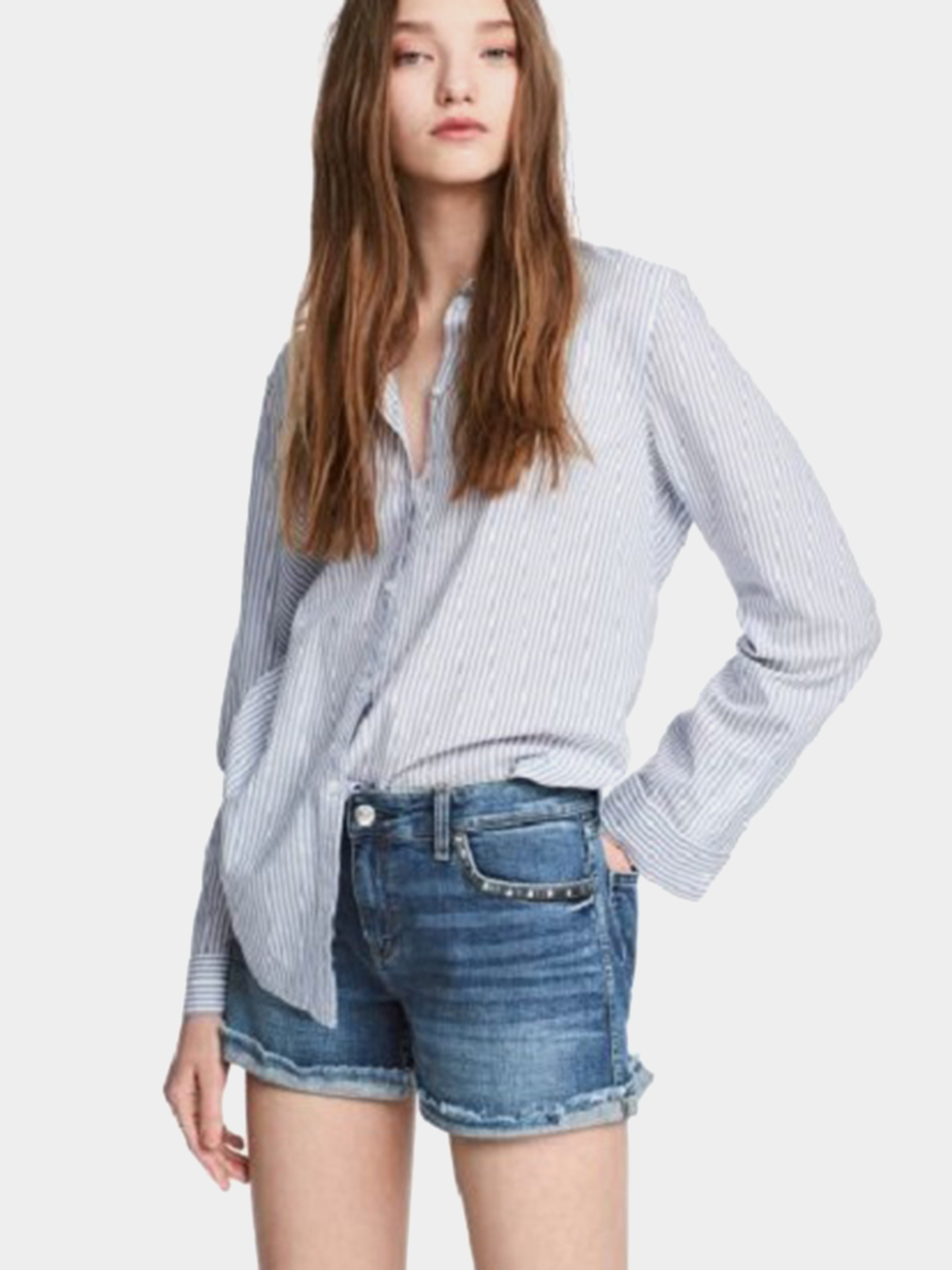 Шорты H&M модель 5319316dlog_Синий Фото