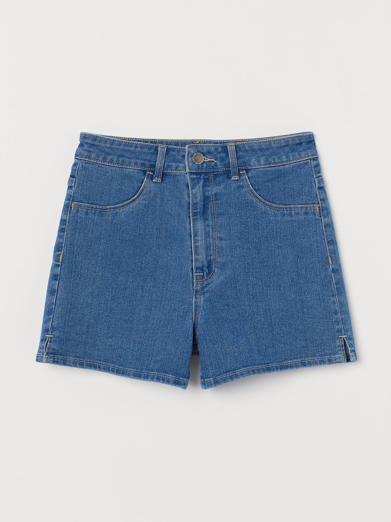 Шорты H&M модель 7118233ral_Светло-синий Фото