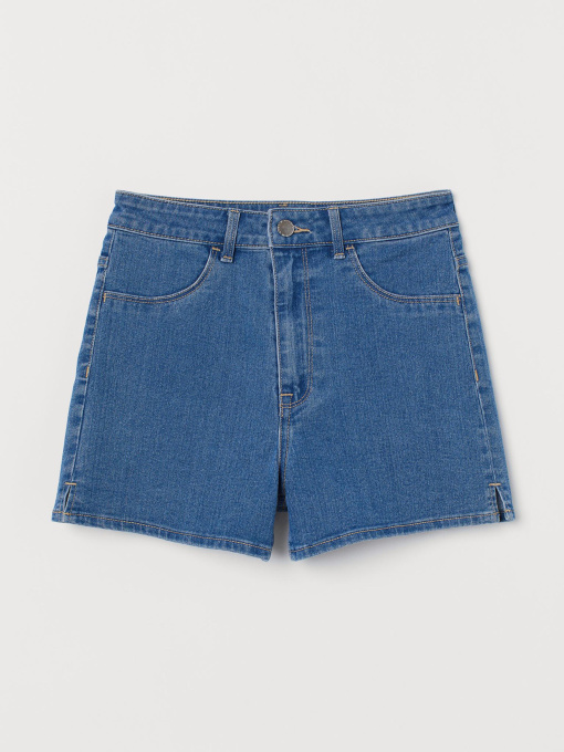 Шорты H&M модель 7118233ral_Светло-синий Фото