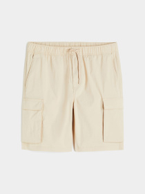 Шорти H&M модель 1062247wer_Светло-бежевый Фото