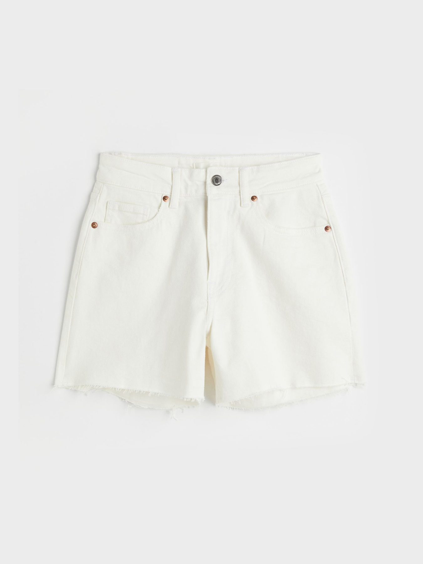 Шорты H&M модель 8650733wer_Молочный Фото