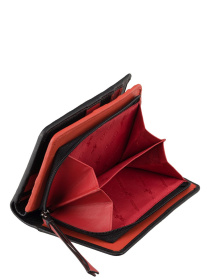 Кошельки Visconti модель BR75 BLK/CHERRY Фото