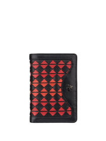 Кошельки Visconti модель BR75 BLK/CHERRY Фото