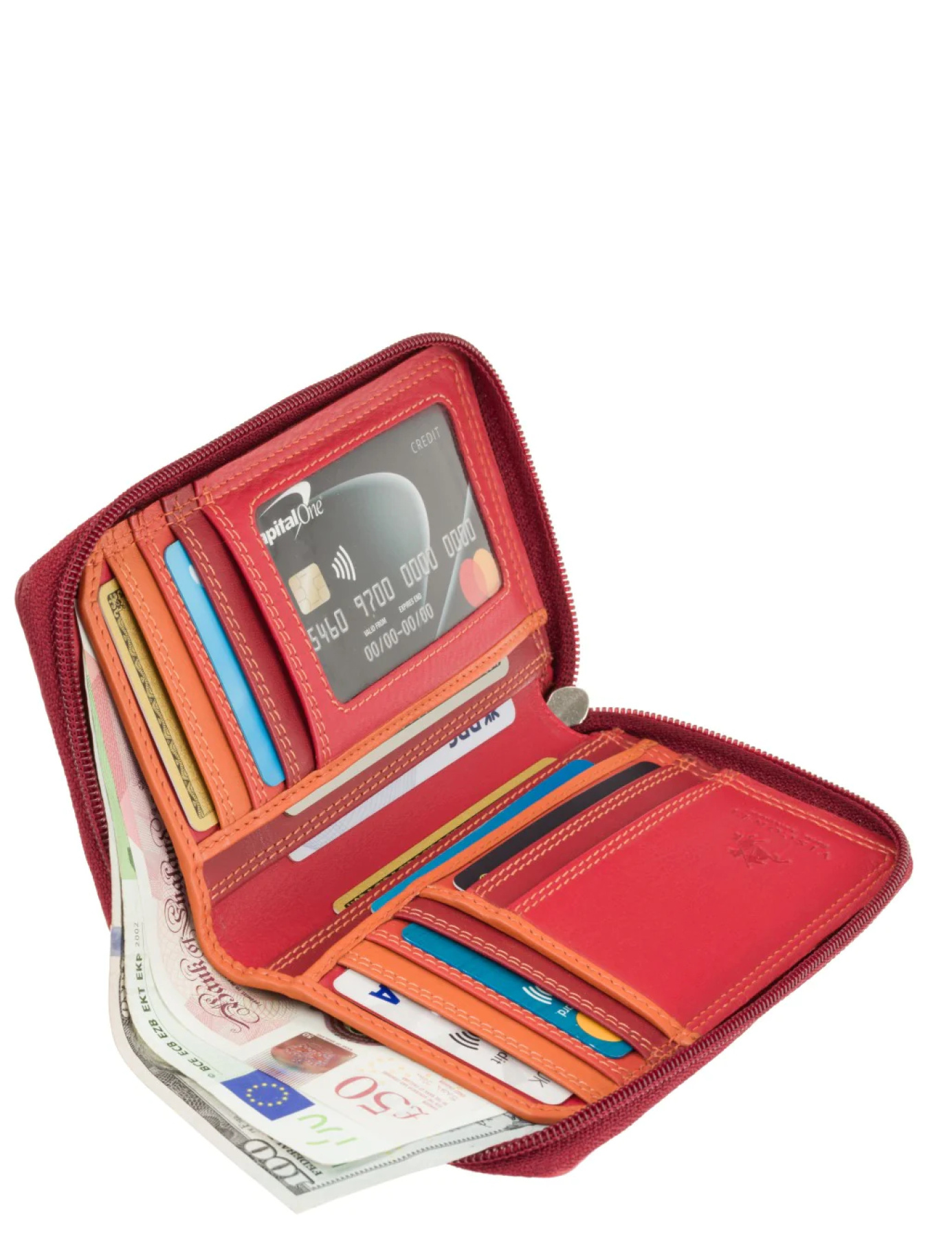 Гаманці Visconti модель RB98 RED MULTI Гаманці Visconti модель RB98 RED MULTI Фото
