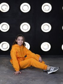 Костюмы ISSA Plus модель CD-468_mustard Фото