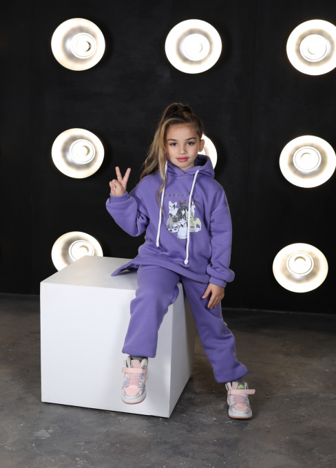 Костюмы ISSA Plus модель CD-470_lilac Фото