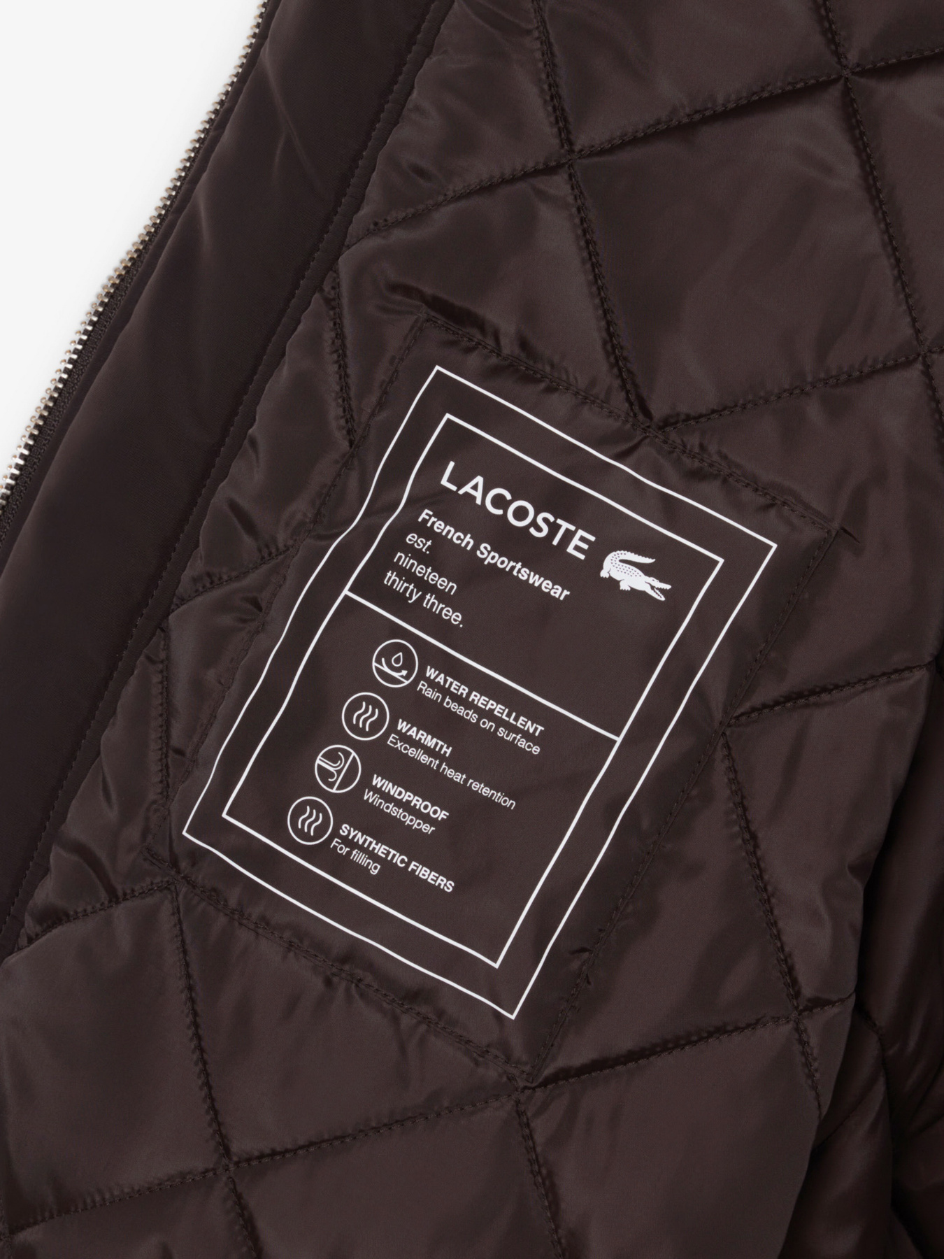 Куртки та дублянки Lacoste модель BH5167SKB Фото