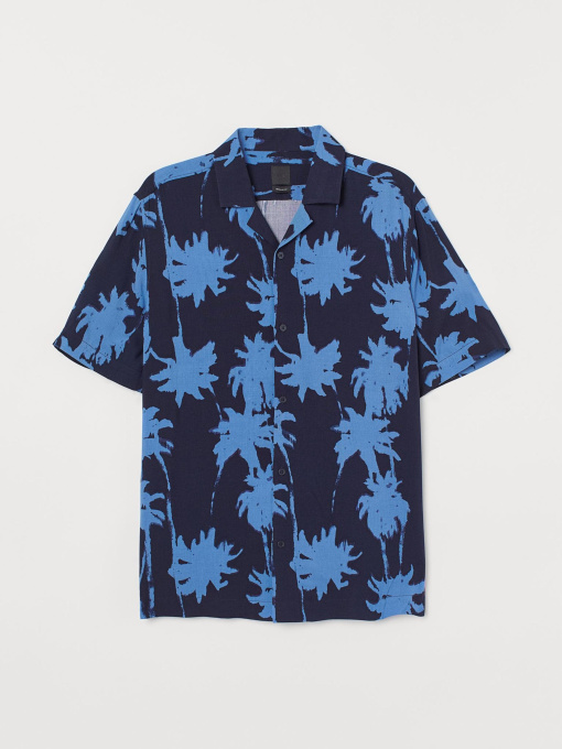 Сорочки H&M модель 6566771wer_Темно-синий Фото