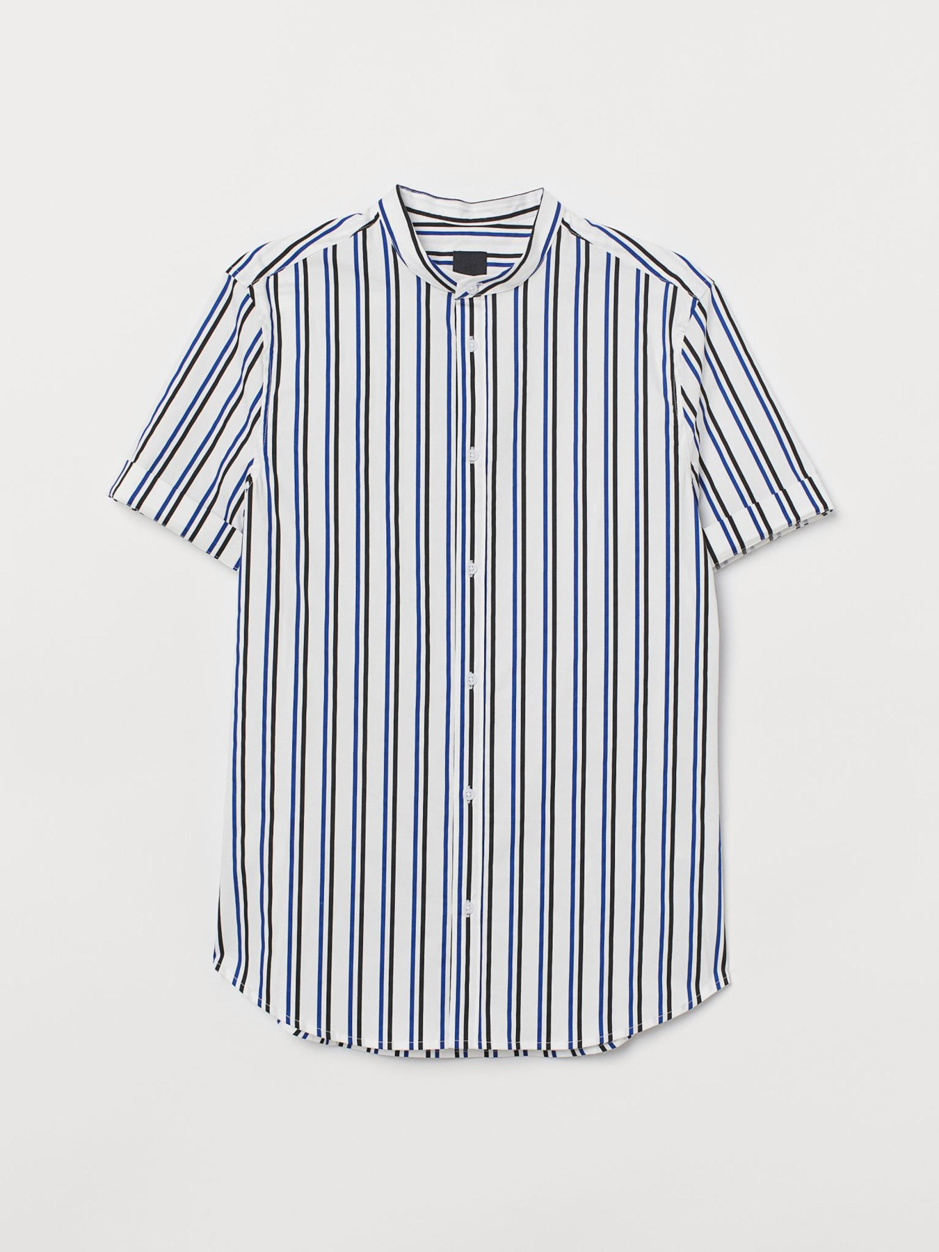 Сорочки H&M модель 7350941wer_Бело-черно-синий Фото