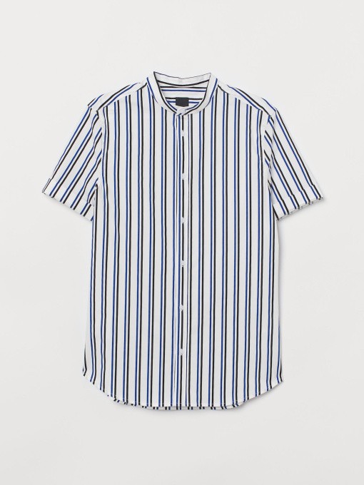 Сорочки H&M модель 7350941wer_Бело-черно-синий Фото
