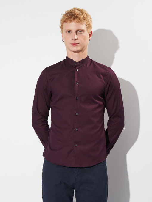 Сорочки H&M модель 7378000wer_Бордовый Фото