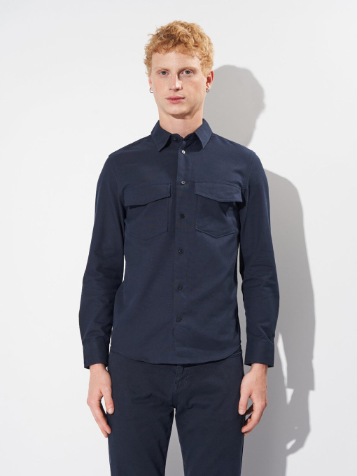 Сорочки H&M модель 8918502wer_Темно-синий Фото