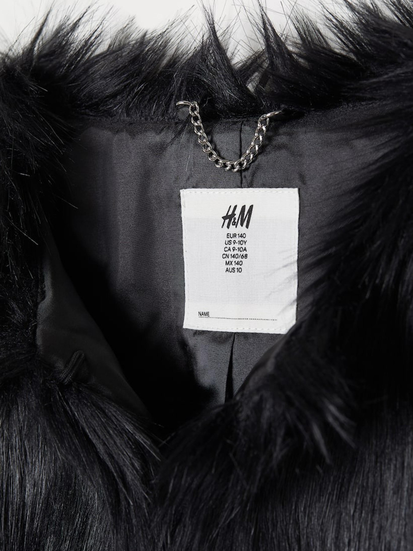 Шубы и дубленки H&M модель 7662470kwer_Черный Фото