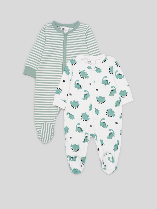 Одяг для немовлят H&M модель 6940462arl_Бело-зеленый Фото