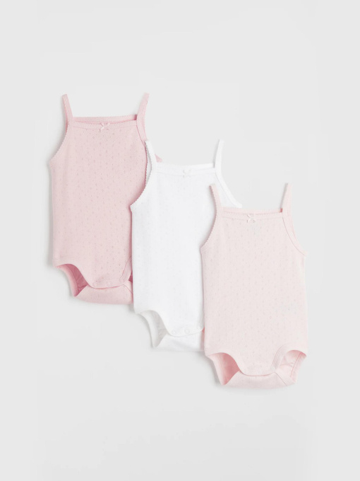 Одяг для немовлят H&M модель 8323671kwer_Бело-розовый Фото