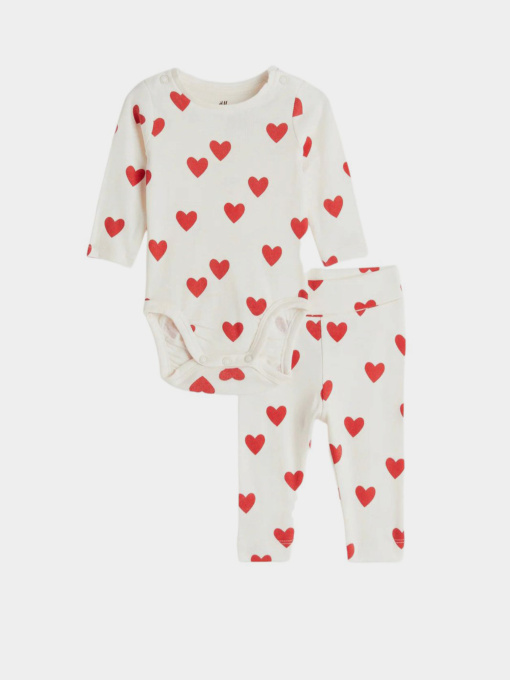 Одяг для немовлят H&M модель 9796055kwer_Молочный Фото