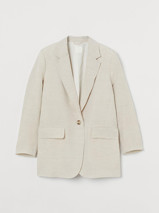 Пиджаки H&M модель 9640333wer_Светло-бежевый Фото