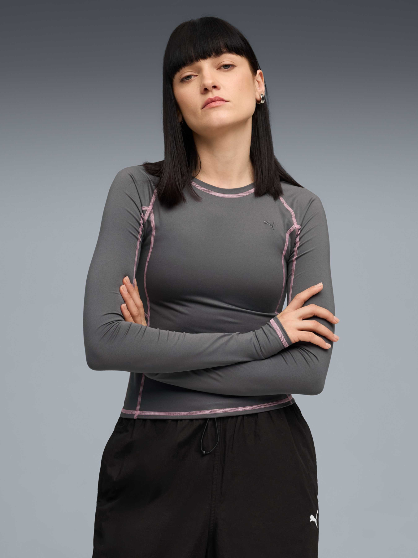 Худі та світшоти PUMA Yona Tight Longsleeve модель 632322 Фото