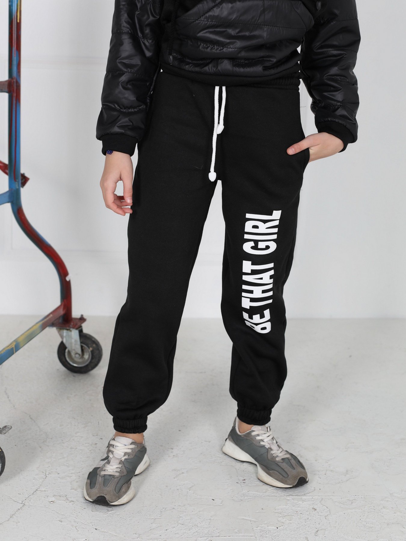 Брюки ISSA Plus модель CD-477_black Фото