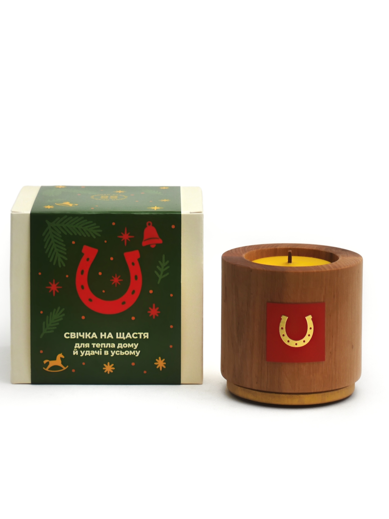 свічка Warm Wishes WOOD MOOD модель 1714949000 Фото